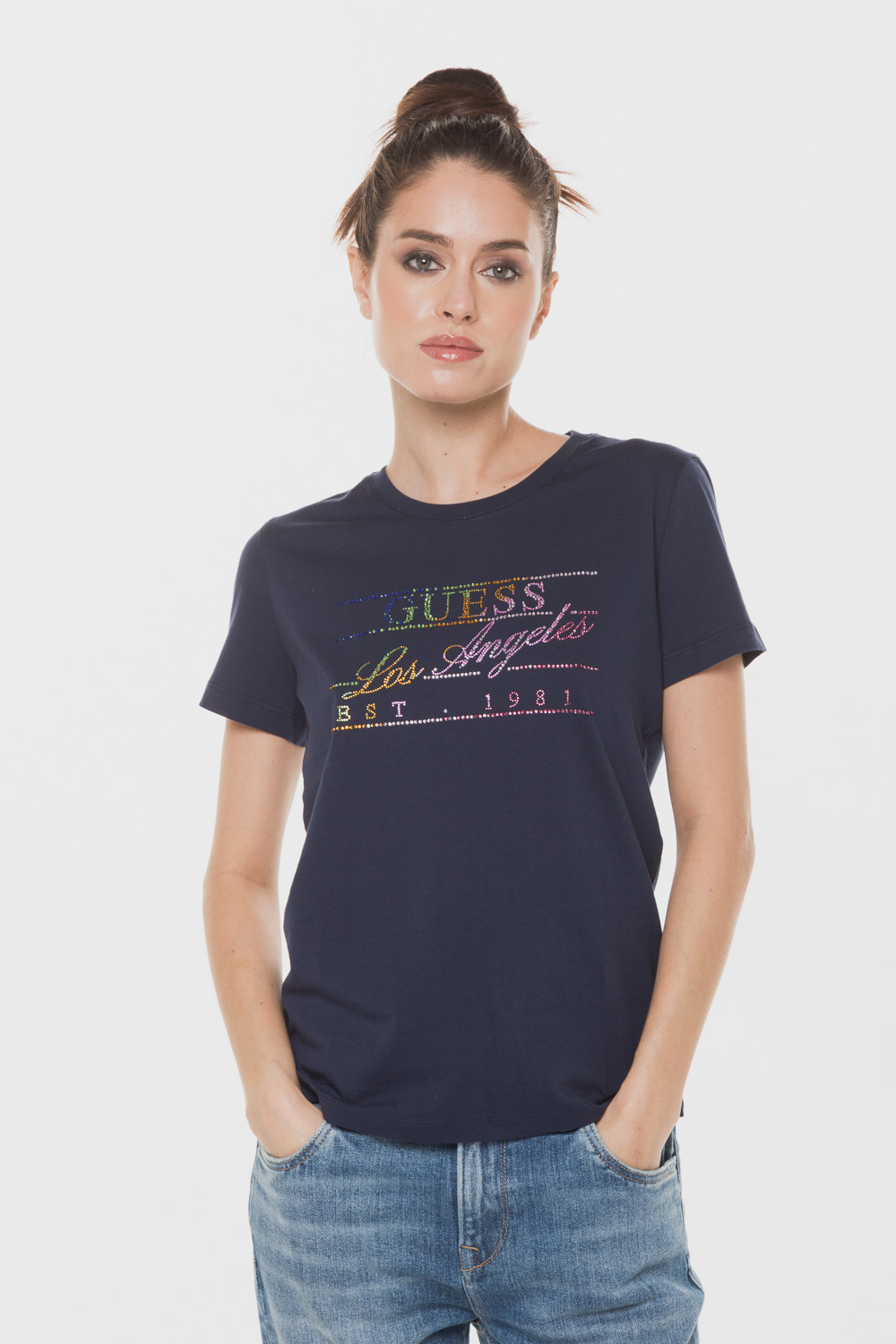 guess rainbow tee