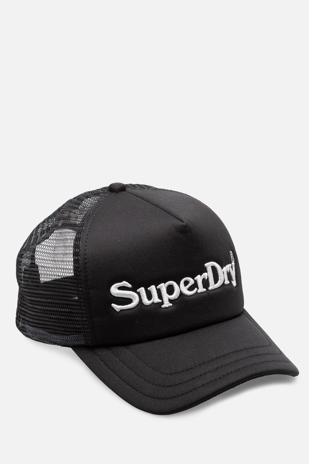 Καπέλο Trucker Trucker Brand Mark - ΜΑΥΡΟ SUPERDRY \'Vintage Cap