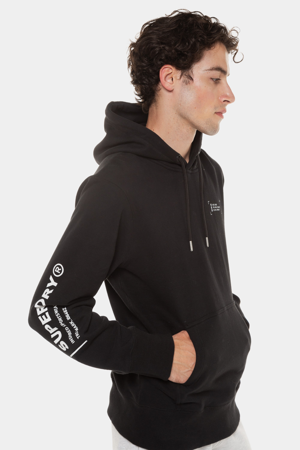 Utility Sport Logo Loose Hoodie