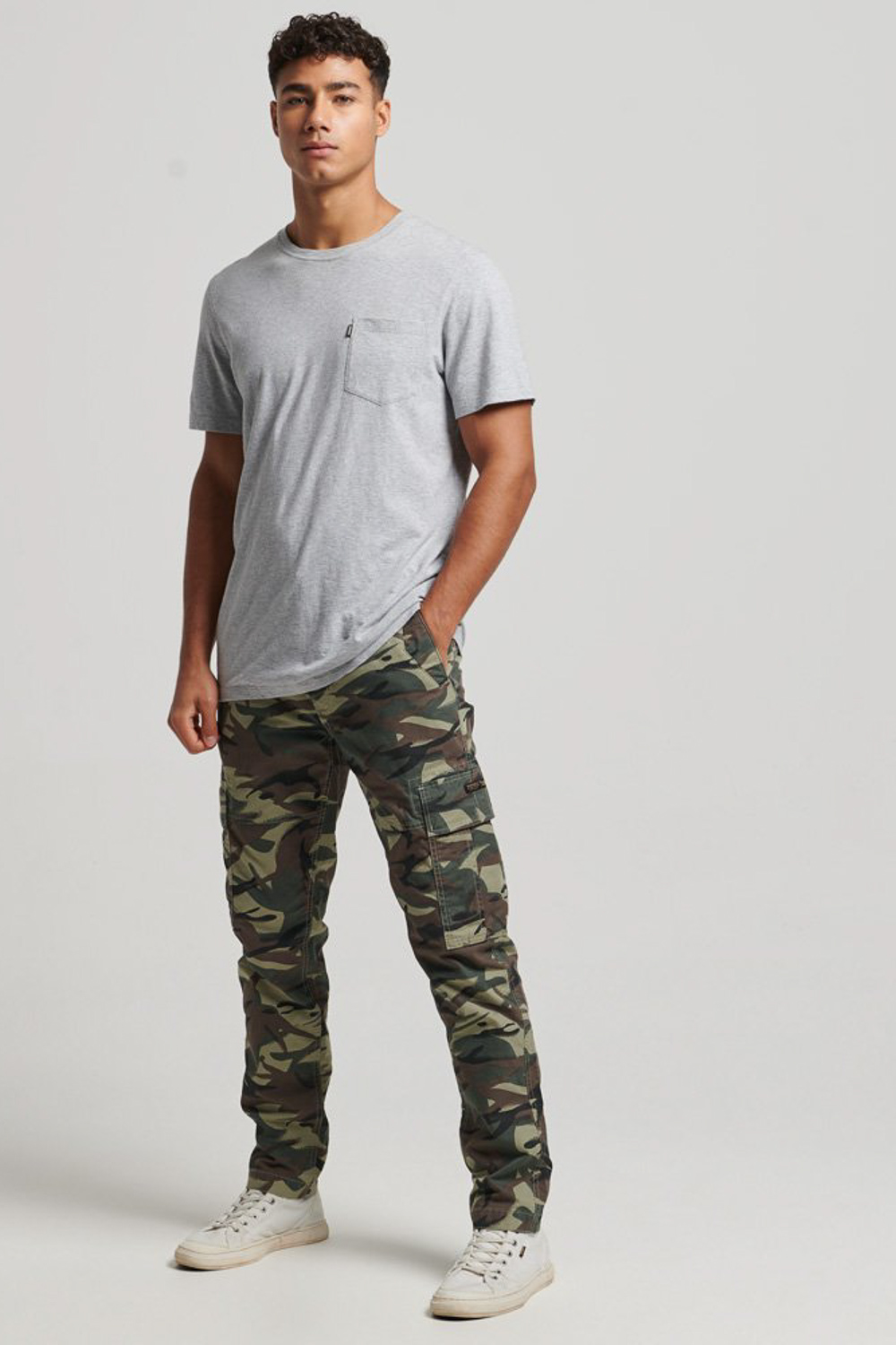 Organic Cotton Baggy Cargo Pants - Superdry