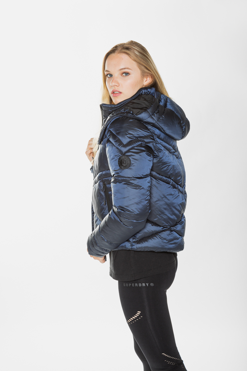 superdry geo luxe quilted jacket